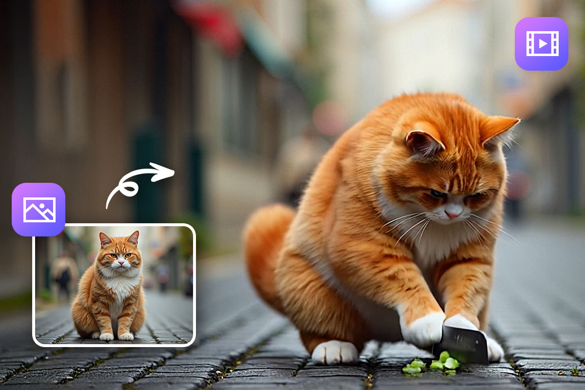 How to Create a Funny AI Cat Video - Cooking Cat Template Included!
