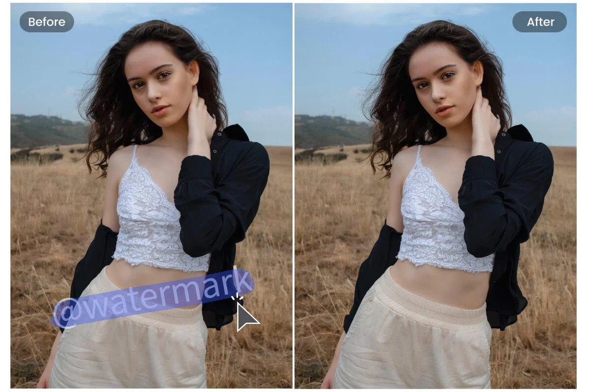 Fotor watermark remover app