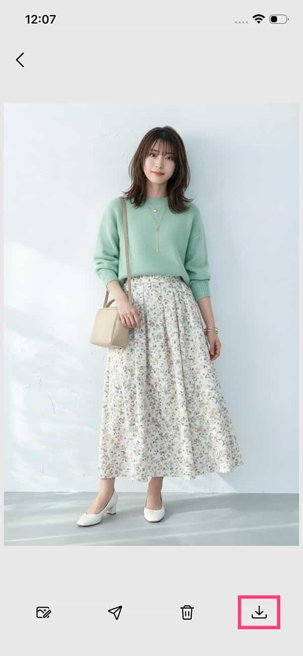 お花見コーデをアプリで試す方法