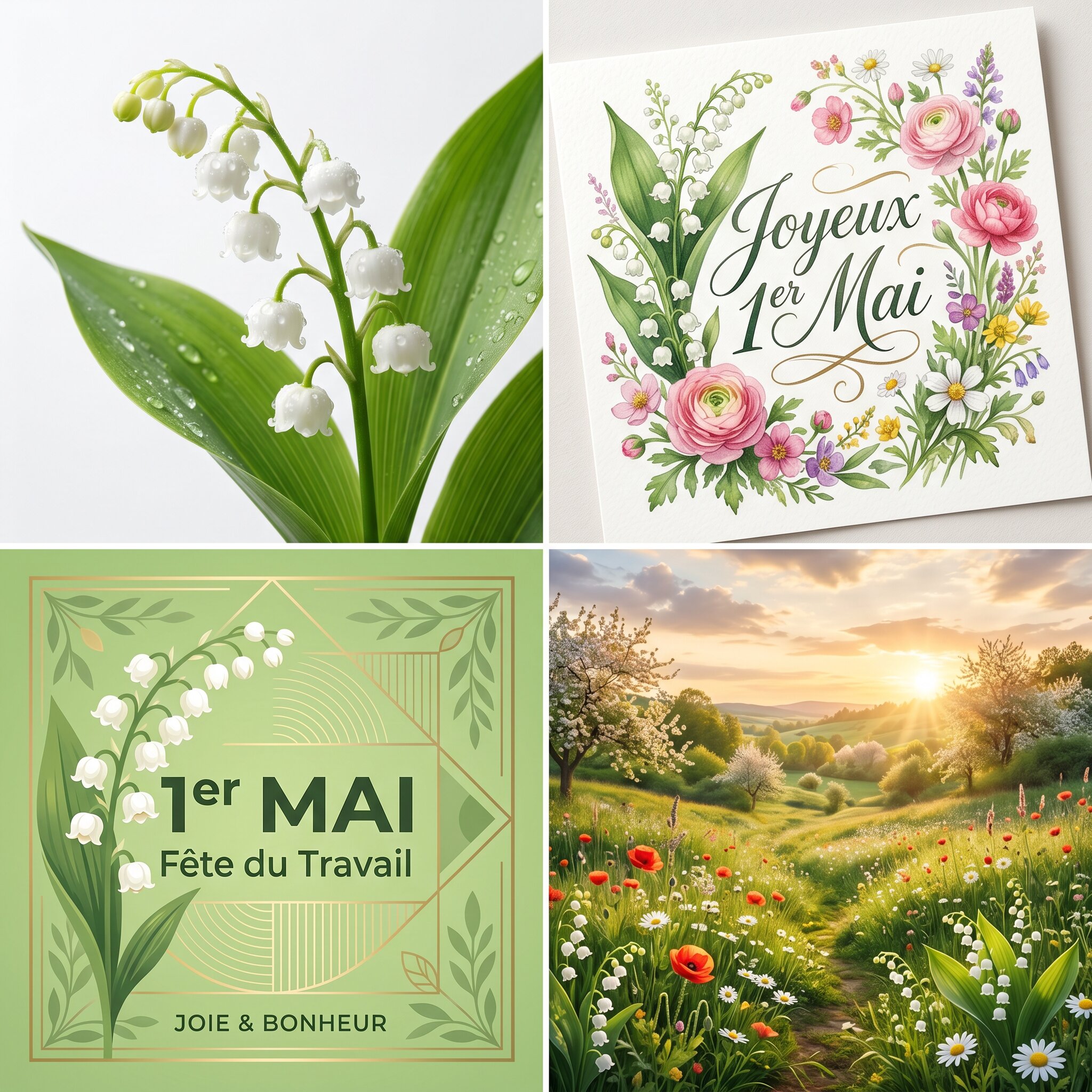 Créer des images et cartes personnalisées pour le 1er mai avec l'IA