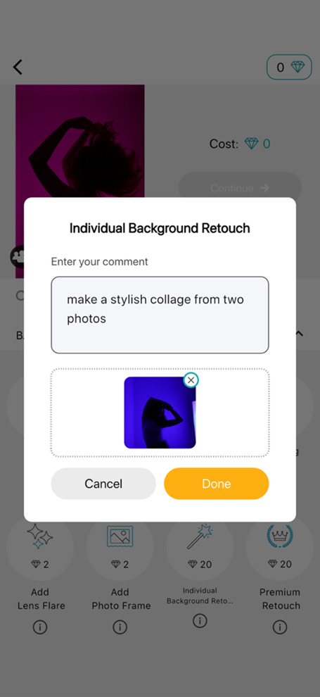 fixthephoto app interface