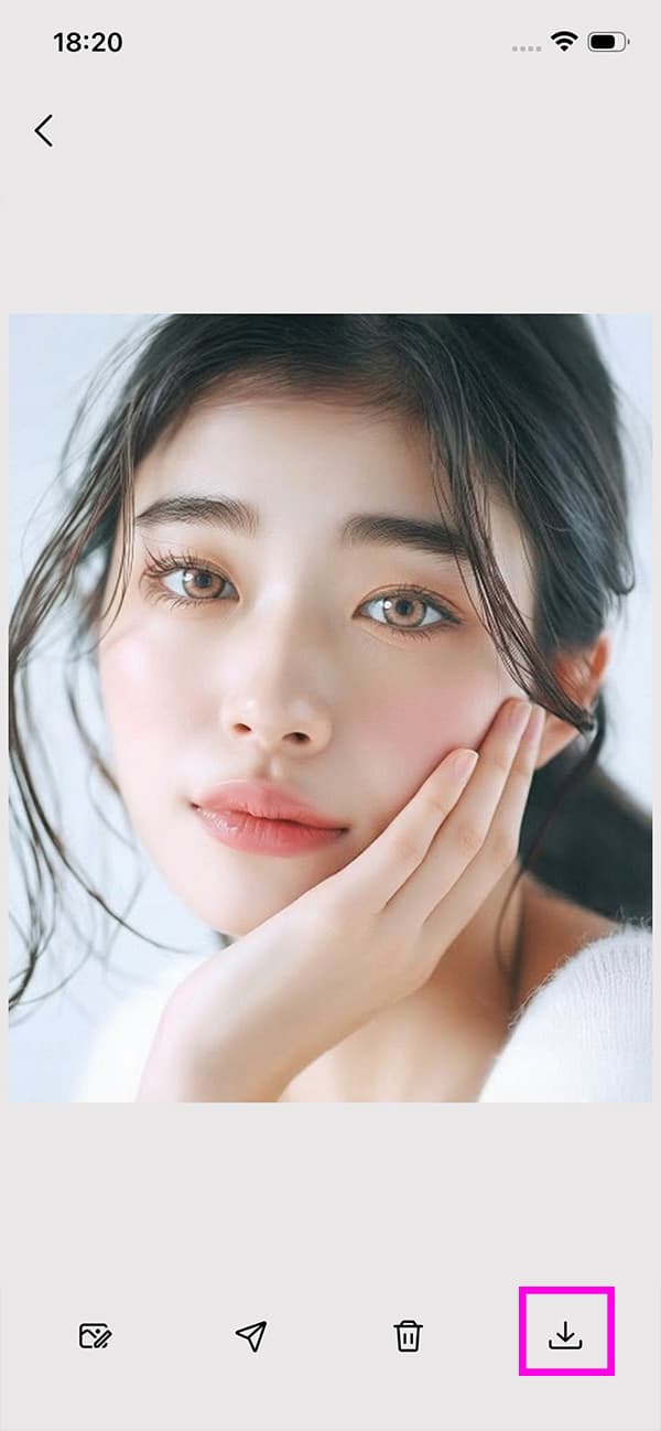 カラコン診断 PhotoDirector使い方説明