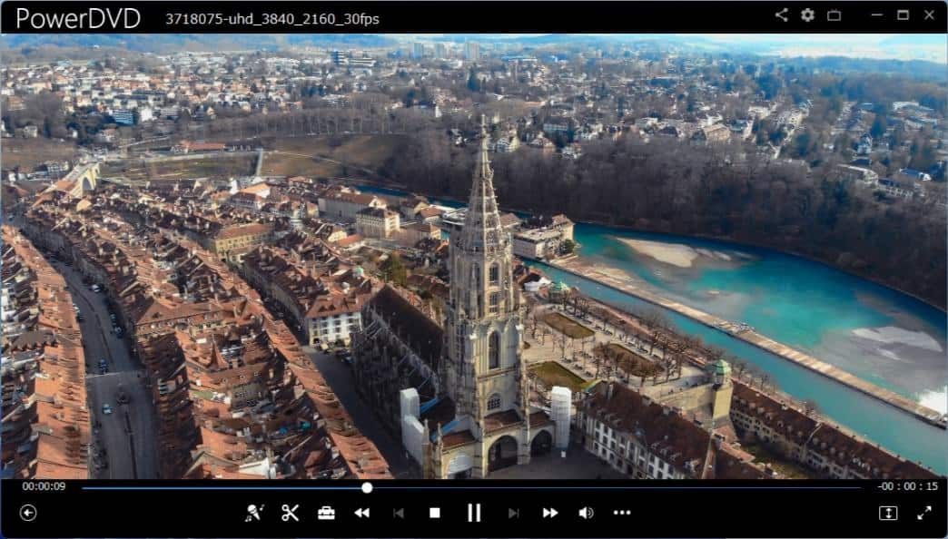  PowerDVDで 4K 動画を再生する手順