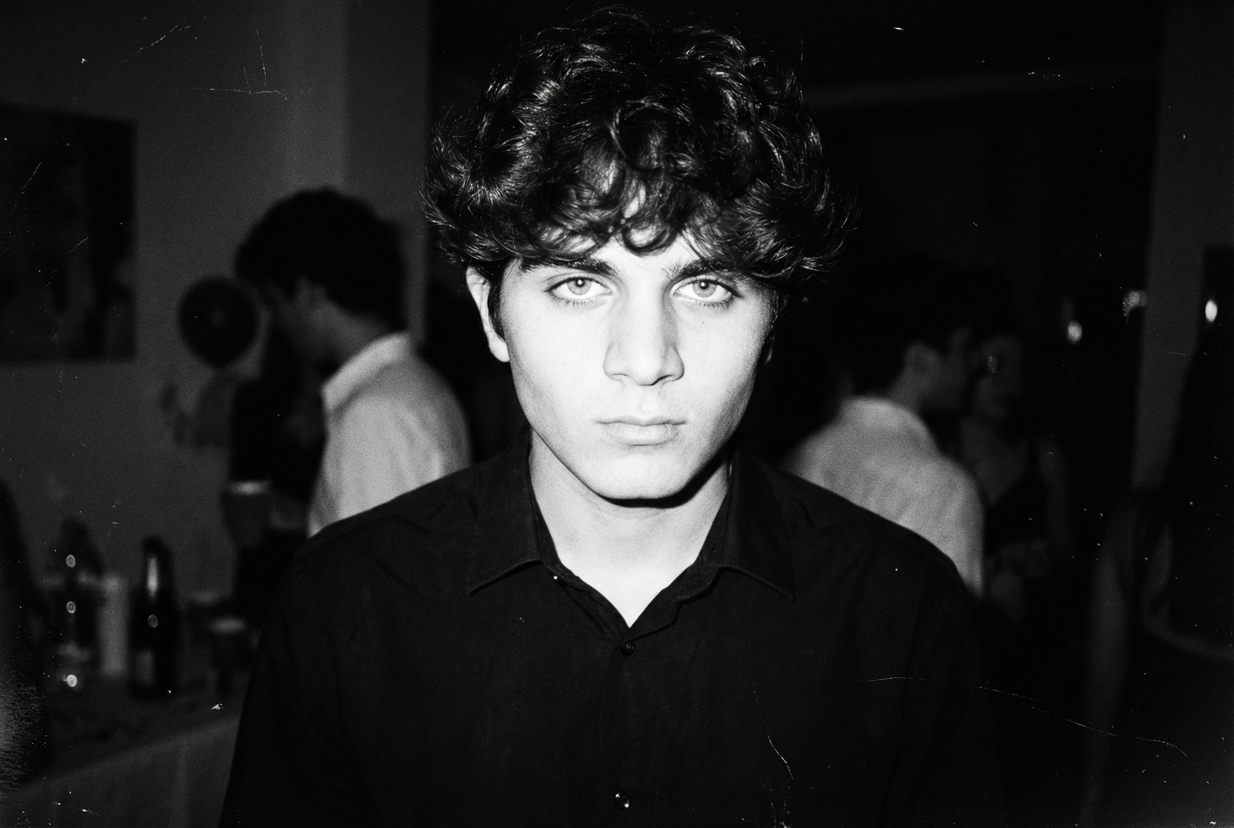 90s disposable camera aesthetic portrait