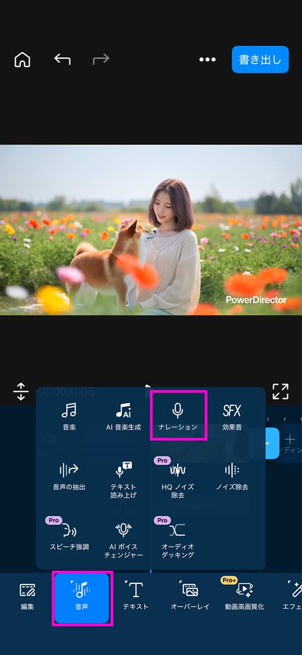 PowerDirector ボイスチェンジャーの使い方
