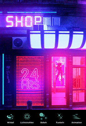 PhotoDirector - Beste Bildbearbeitungs-App mit animierten Bokeh-Effekten