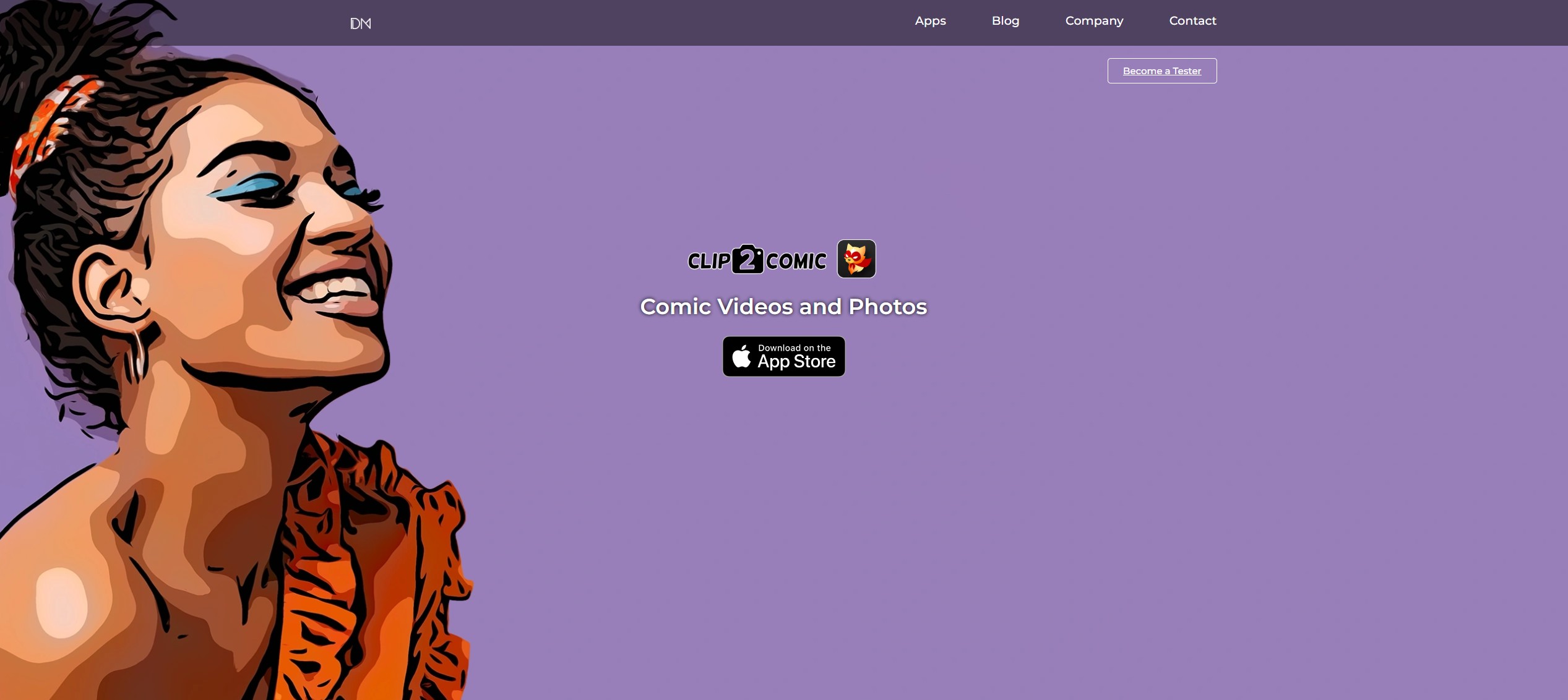 Página web de Clip2Comic