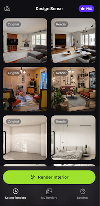 Imagen de la app IA DesignSense para redecorar hogares