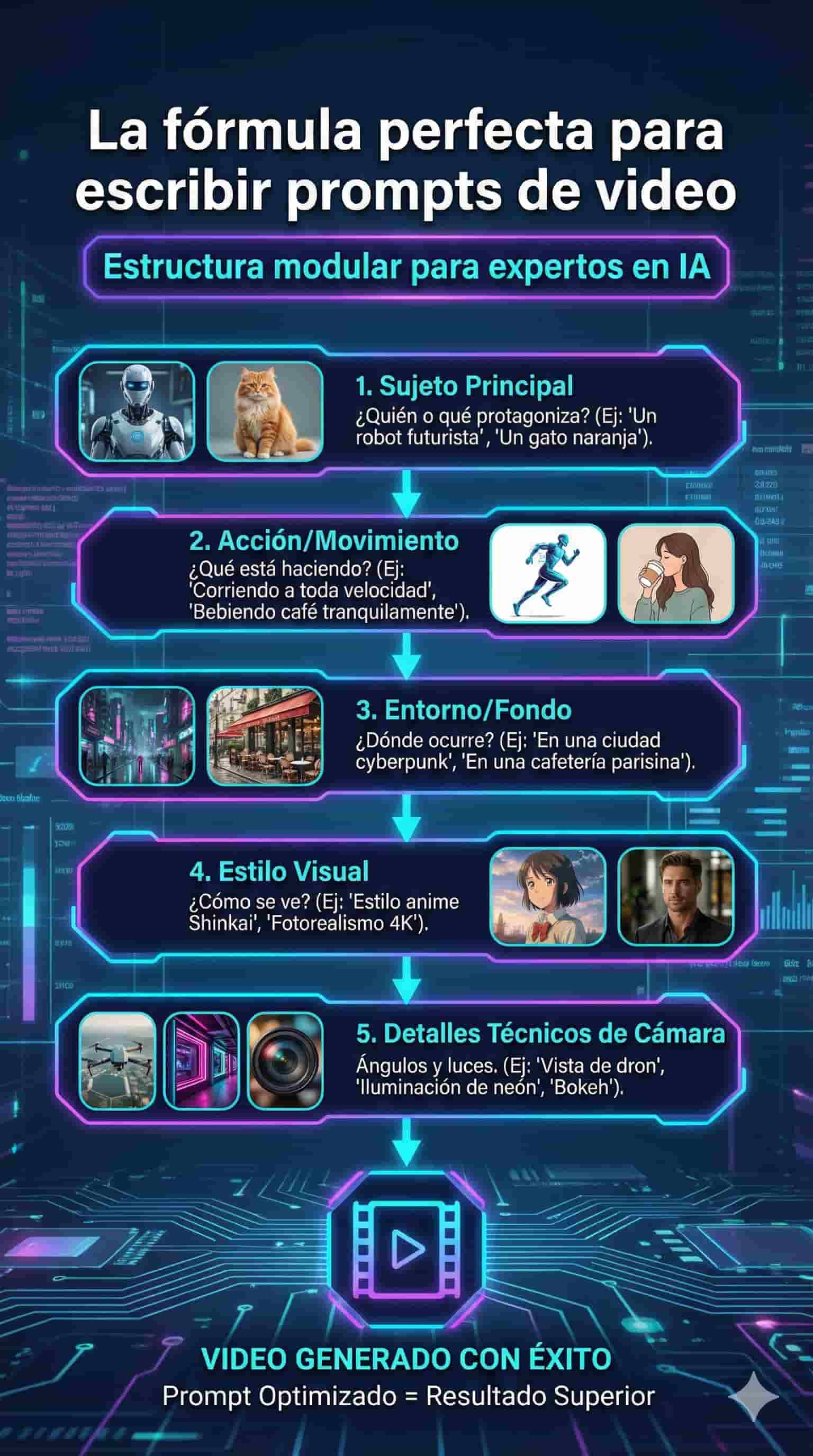 Cómo crear un prompt para video perfecto