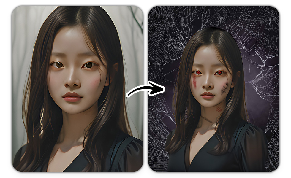 生成萬聖節圖片