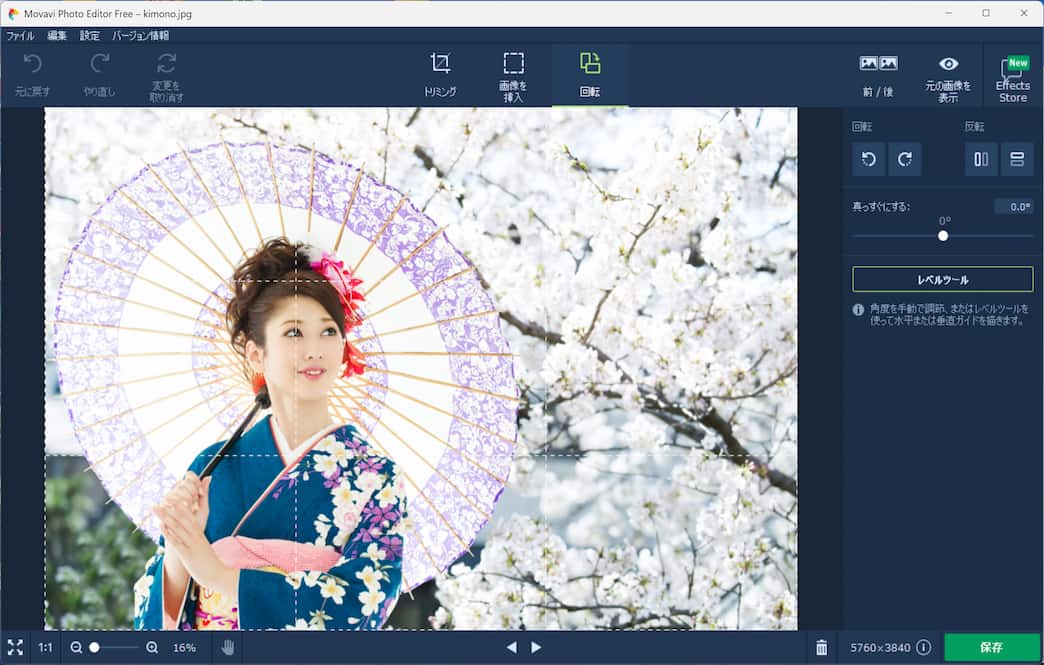 Movavi インターフェース