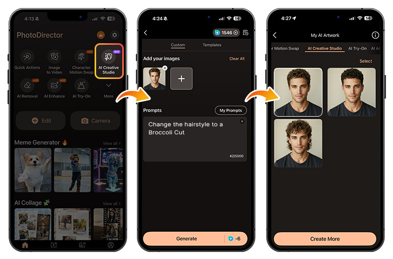 Try On with AI Prompts