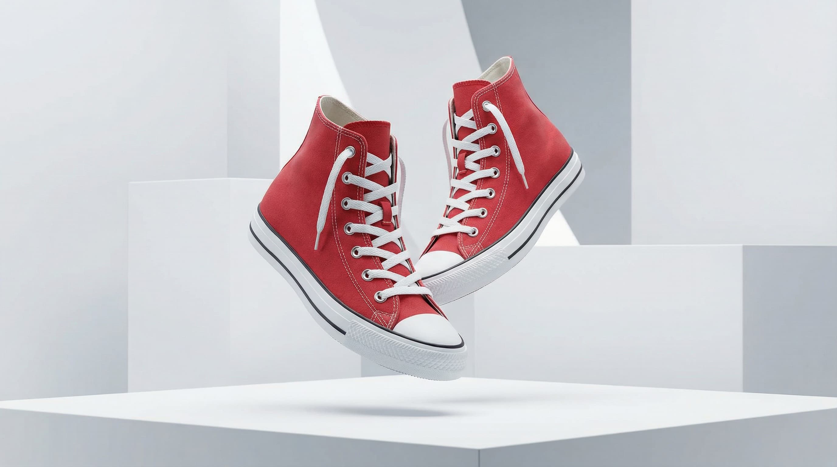 Imagen de zapatillas deportivas generada a partir del prompt IA discutido abajo