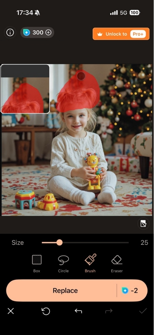 How to Add Santa Hat to Photo With AI Step 2