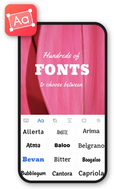 Add Text: Write On Photos Logo