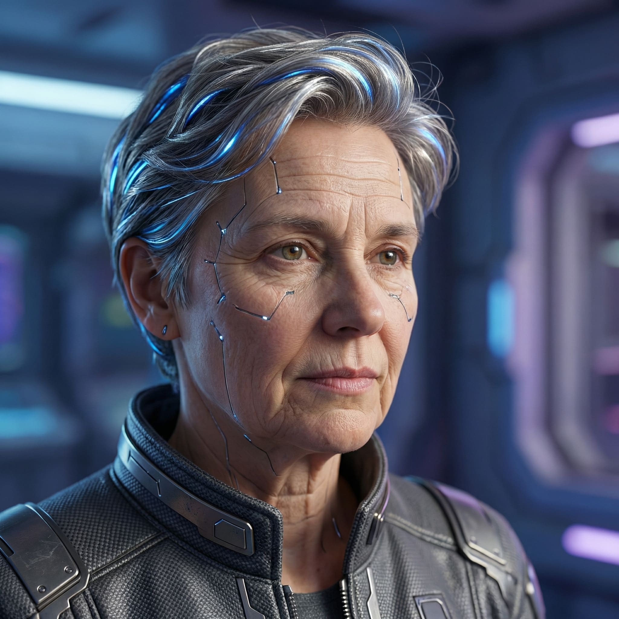 Generated AI Portrait After Aging