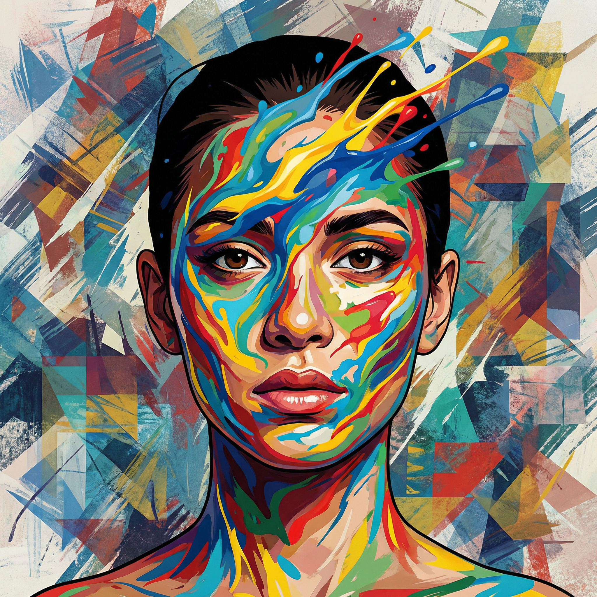 Prompts art IA abstraits