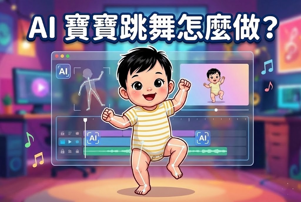 寶寶跳舞 AI 怎麼做？除了 Kling AI 還有這些工具能用！