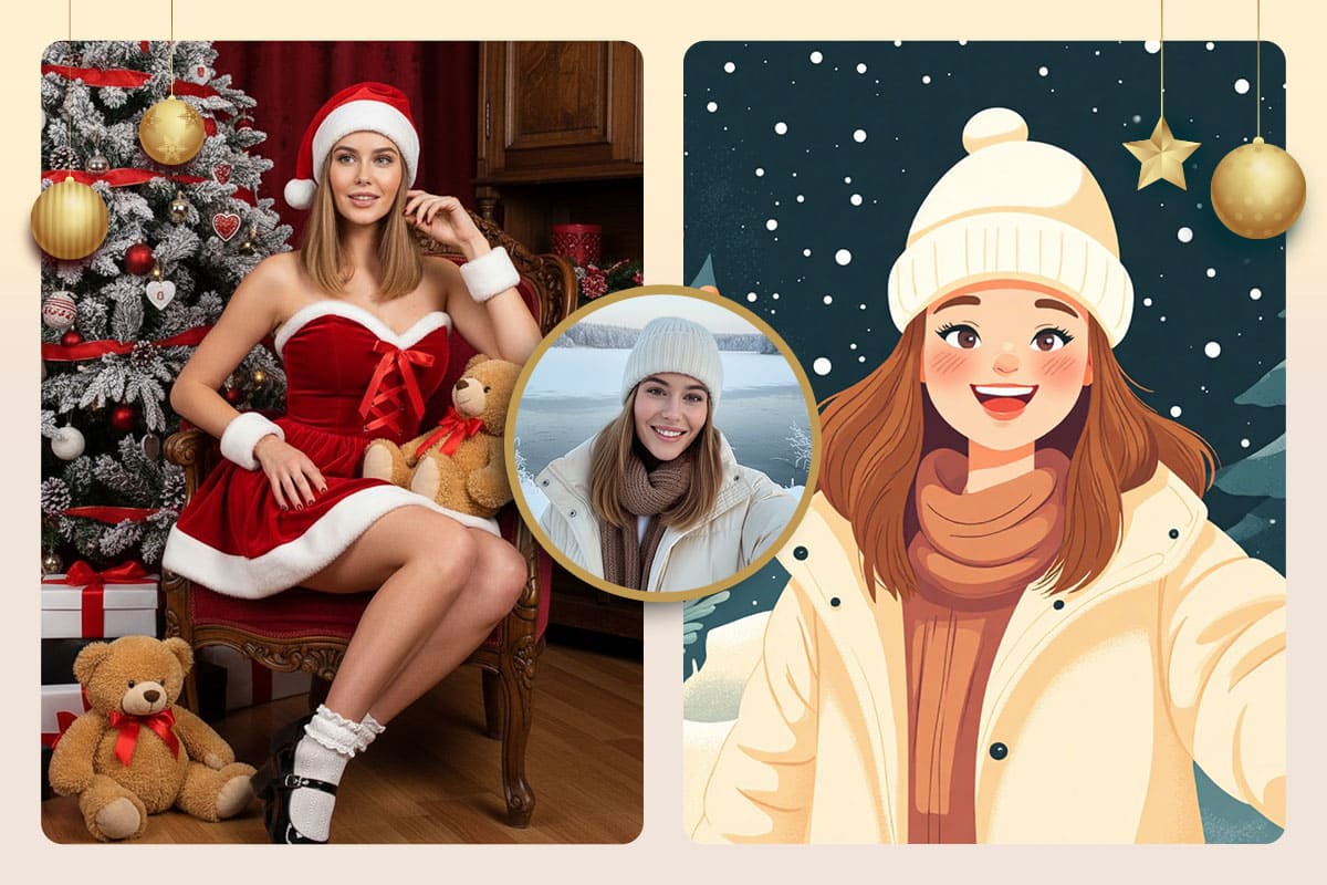 10 Best Ideas for Stunning AI Christmas Photos (Family, Couples & Portraits)