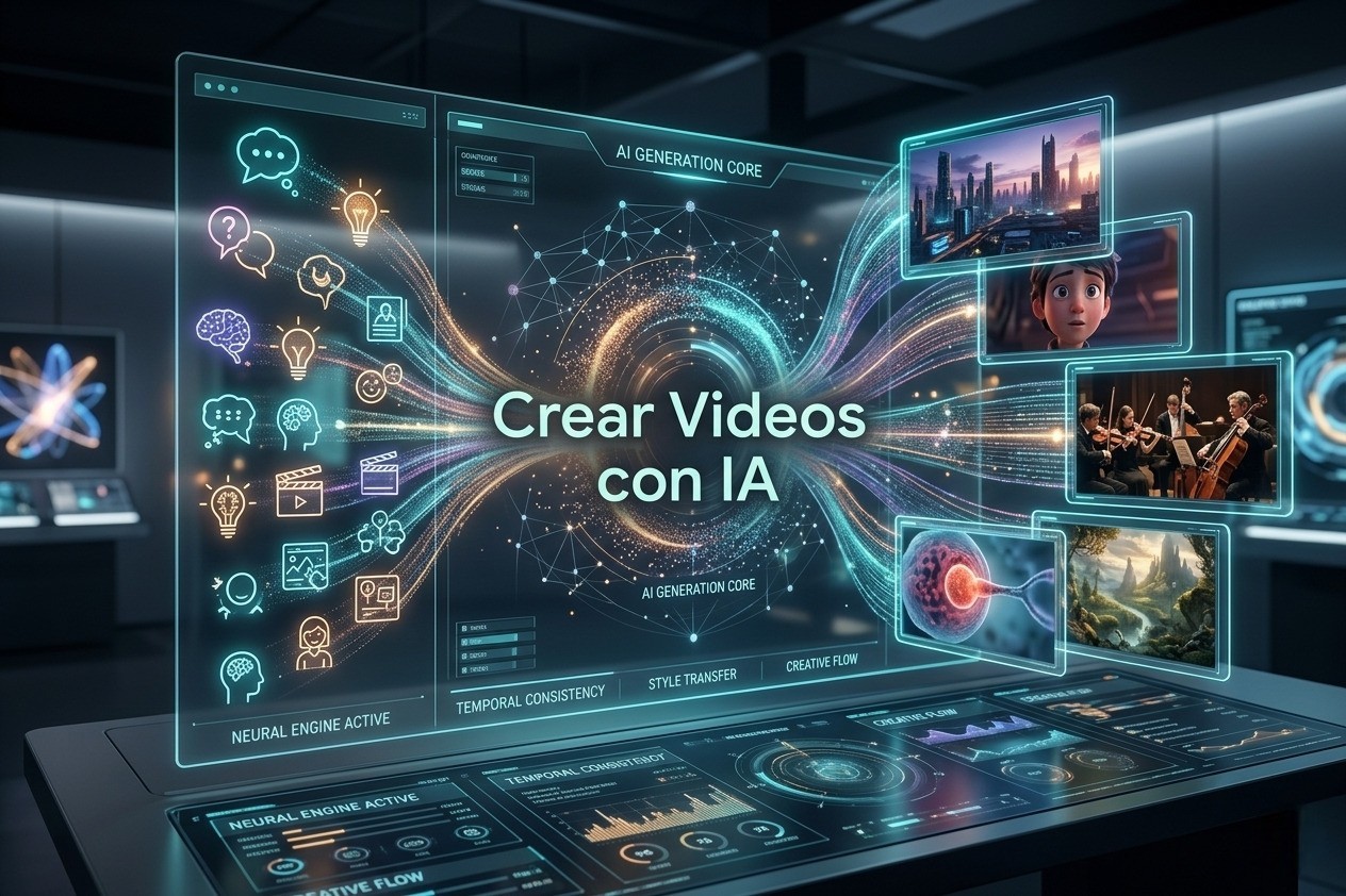 Crear videos con IA: Guía completa para creadores de contenido