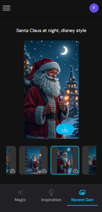 Créer un Père Noël avec le générateur d'images