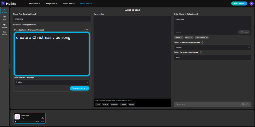 How to Make Your Own AI Christmas Music
