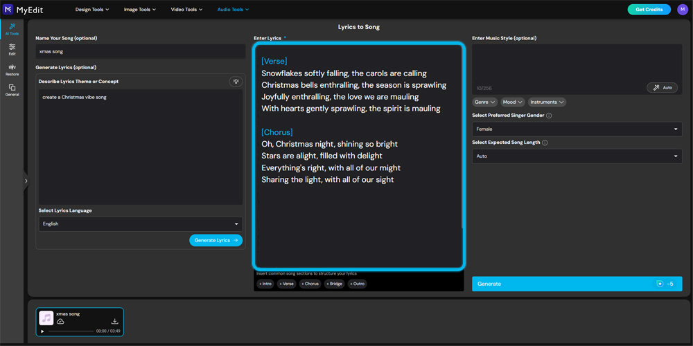 How to Make Your Own AI Christmas Music