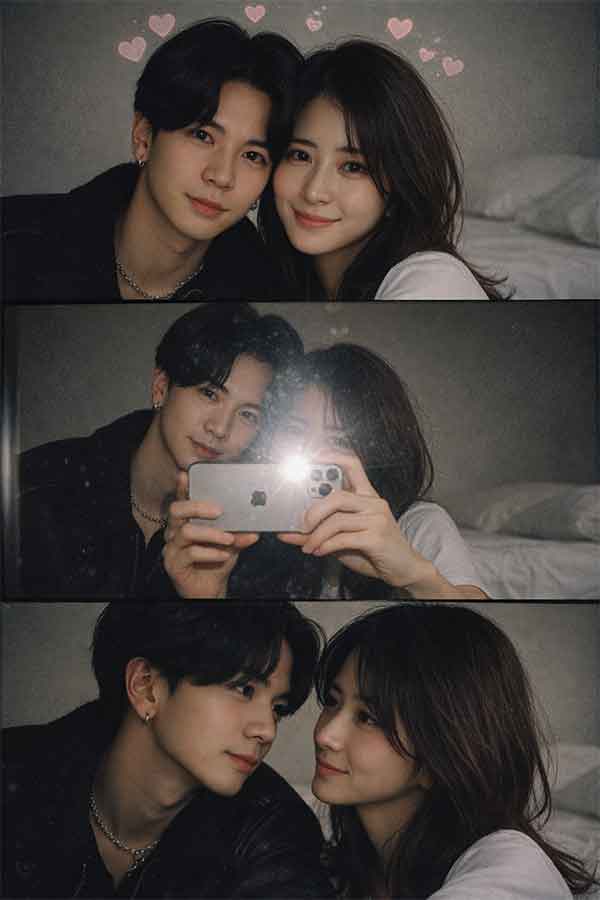 ツーショット写真出来上がり