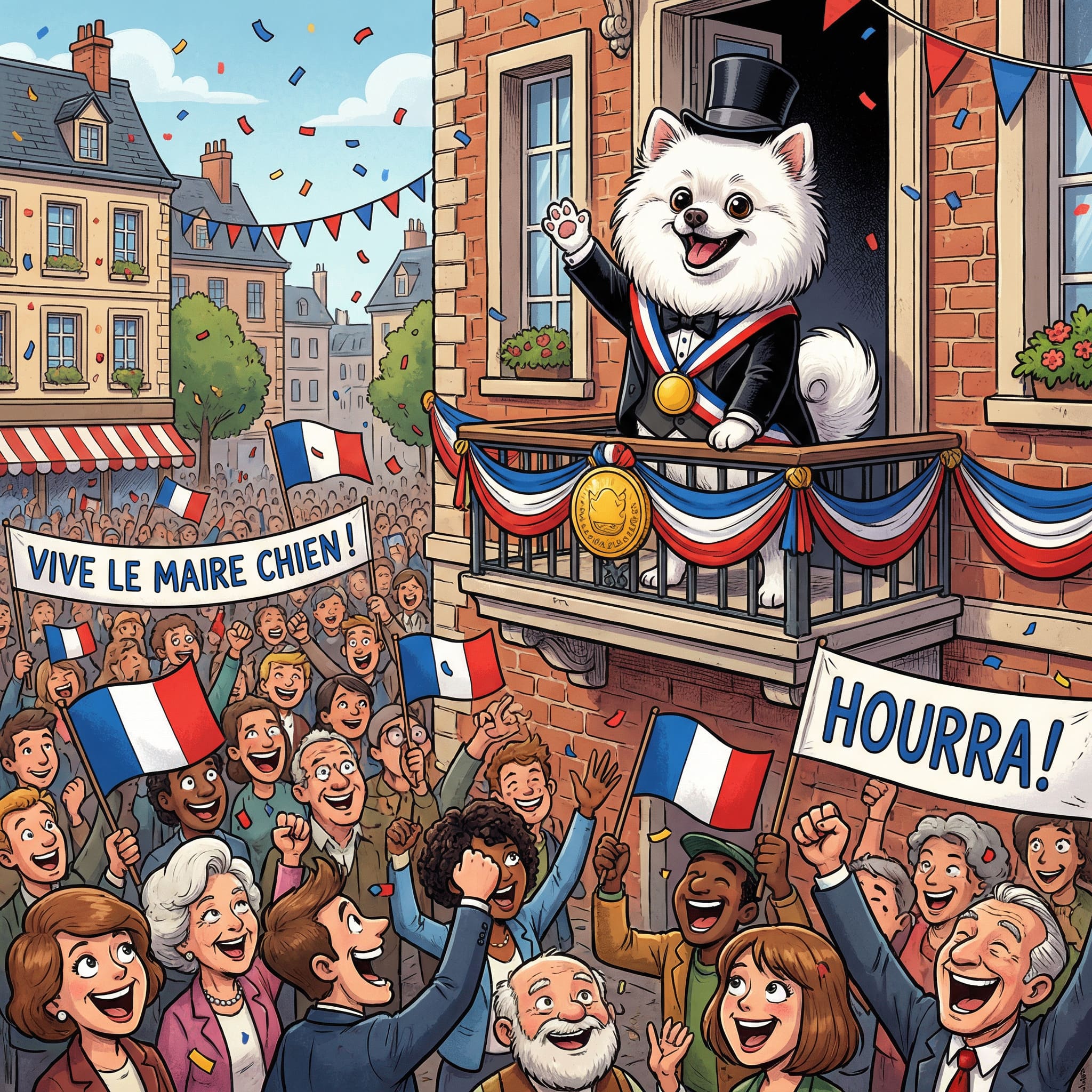 Animal devenu maire - image IA Après