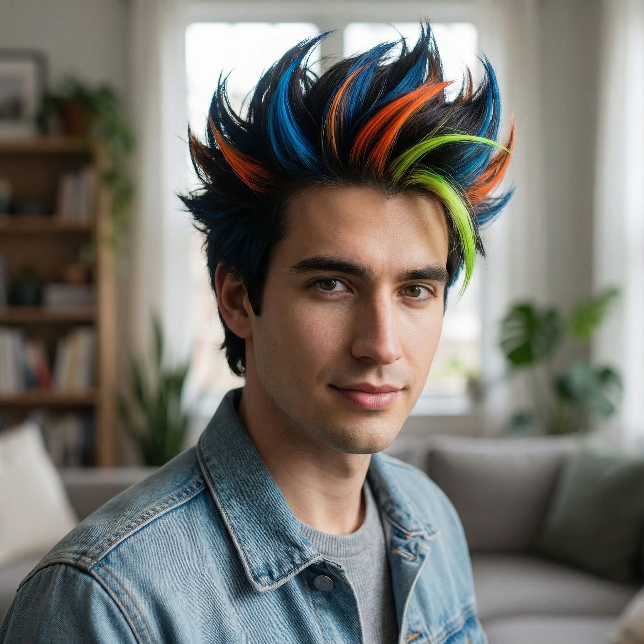 AI-generated anime-stylized hairstyle using Gemini AI