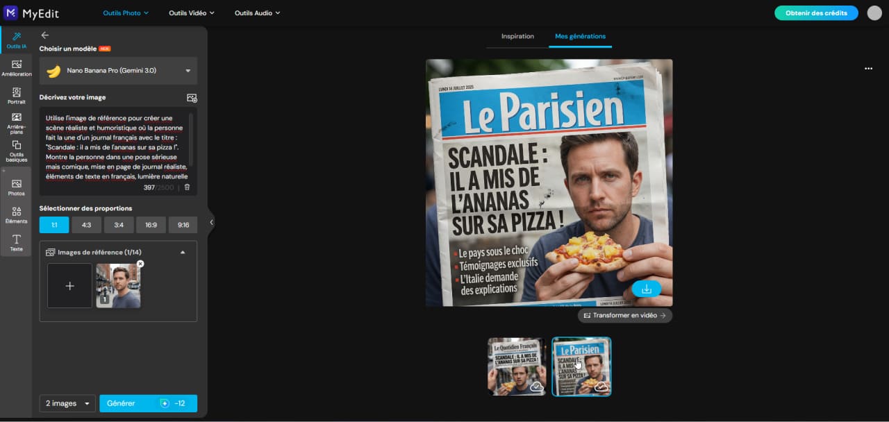 Image drôle générée par IA pour poisson d'avril