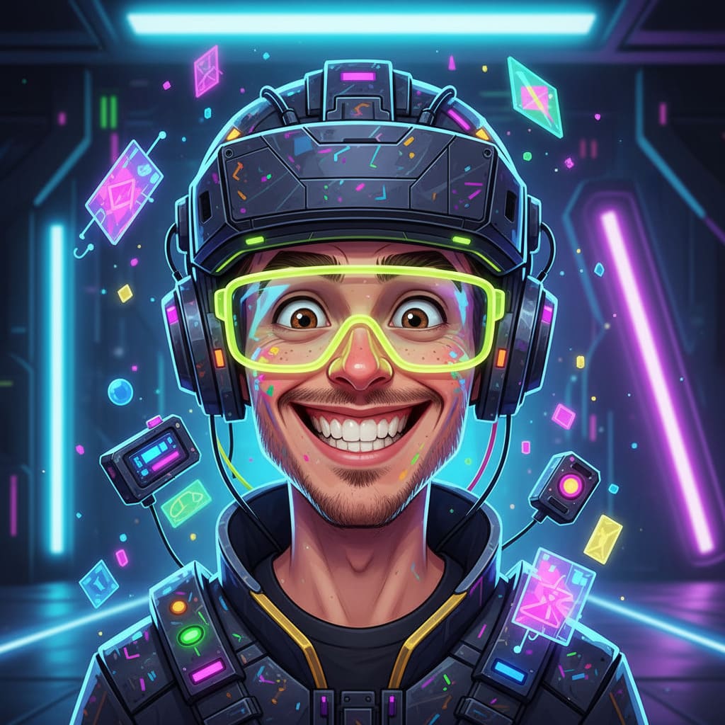 Caricature avatar metaverse - image IA Après