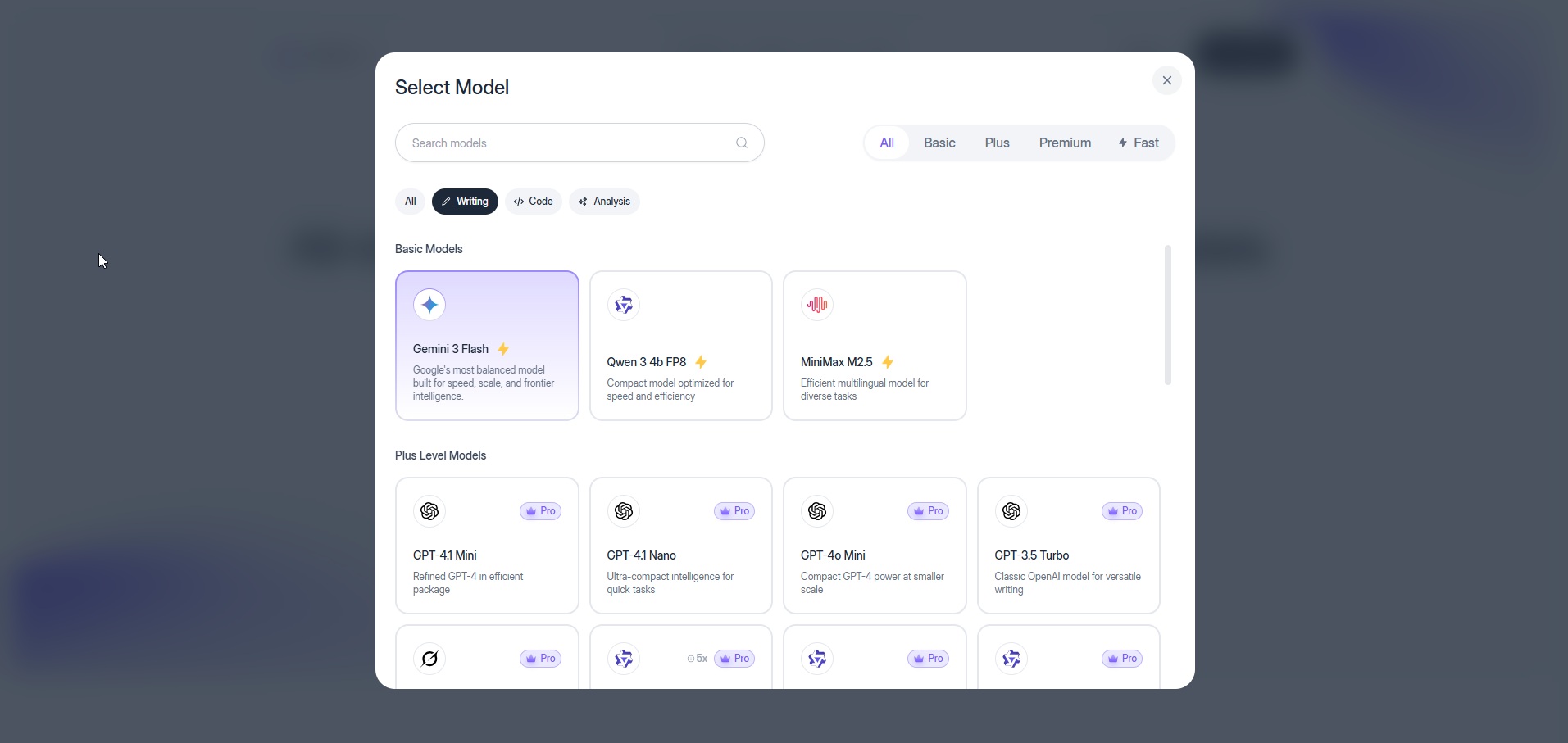 Interface d'Aymo AI, agrégateur IA pour les équipes