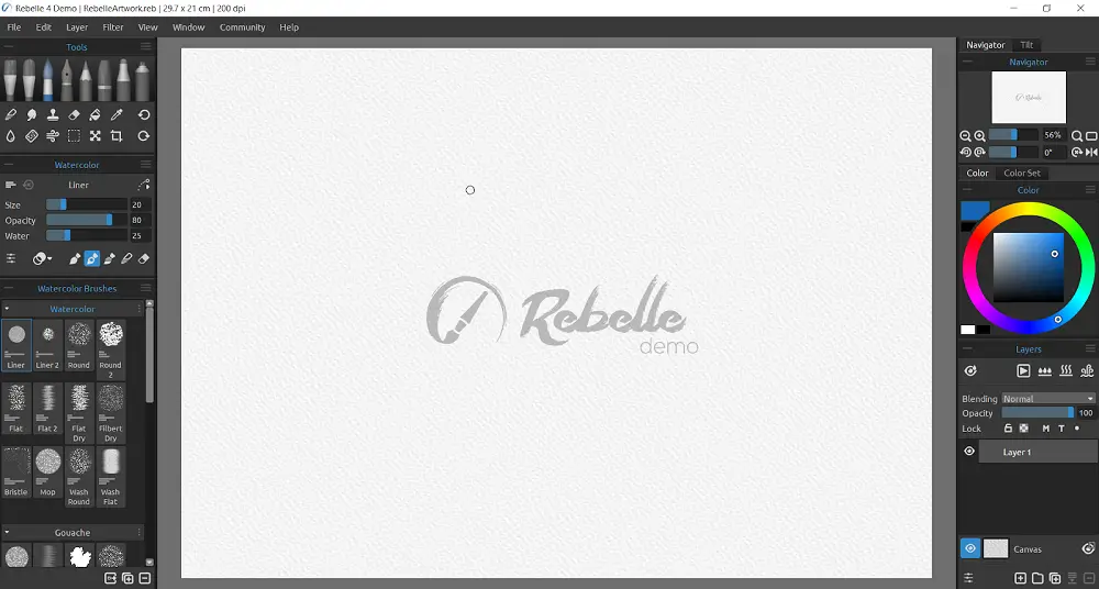 Rebelle Interface