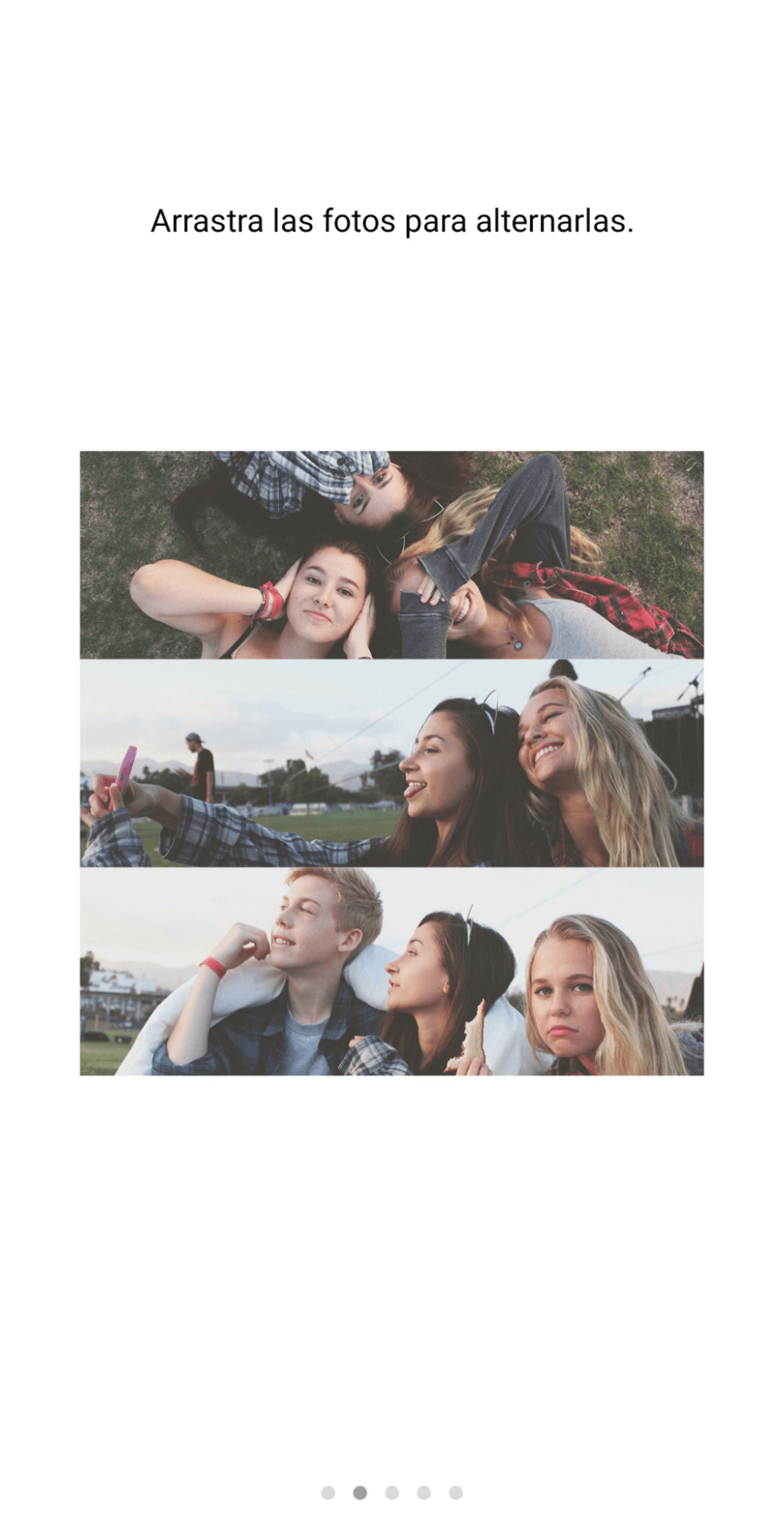 Diseño de Instagram Interface - Application collage photo