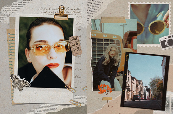 PhotoDirector - Collage vintage