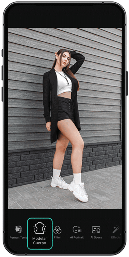 PhotoDirector - Cambia la forma de tu cuerpo