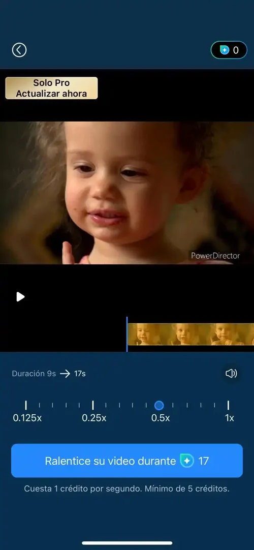 Cómo aplicar un efecto de súper cámara lenta con PowerDirector