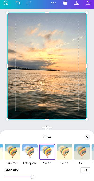 Canva App - Filters