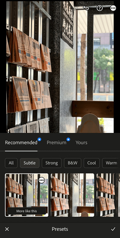 Lightroom - Filters