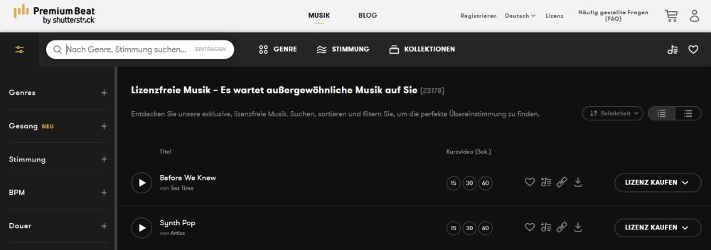 PremiumBeat by Shutterstock