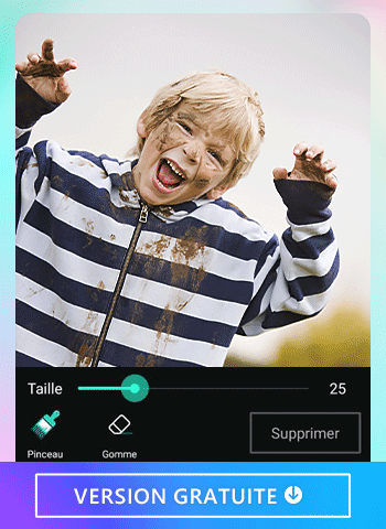 Exemple de cas utile pour la suppression d'élément d'une photo