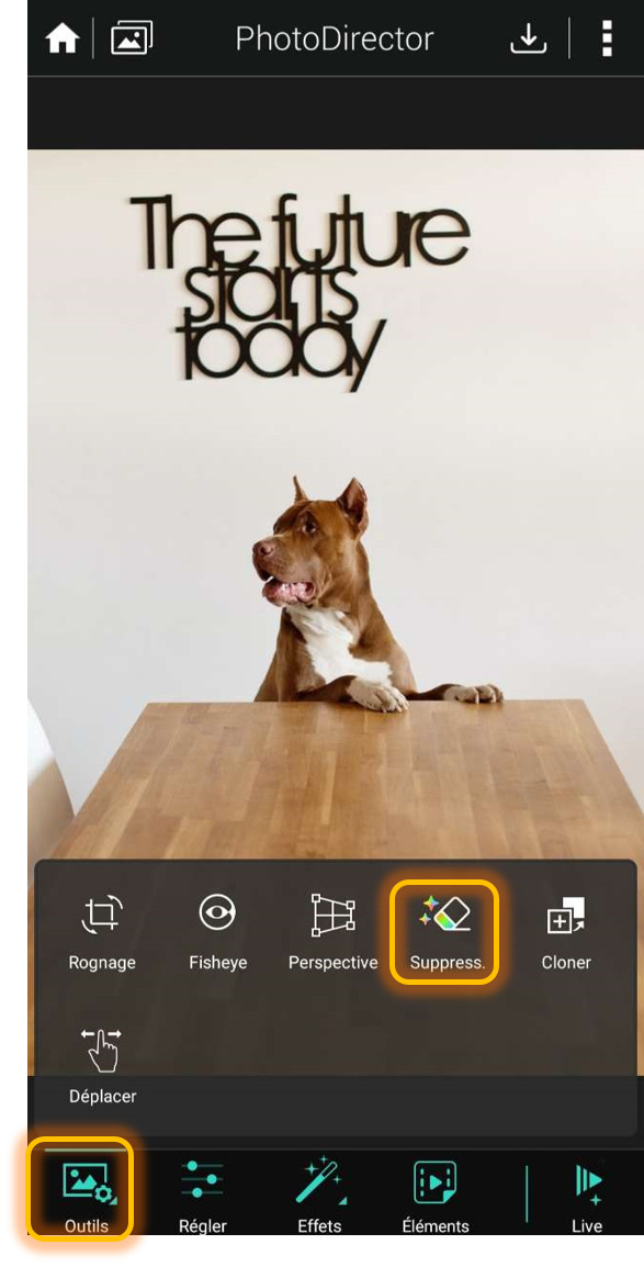 Supprimer un objet sur une photo - Etape 2