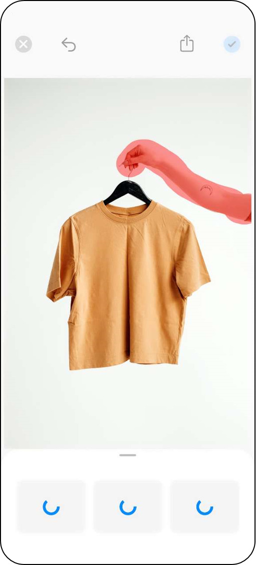 Pixelcut Interface - Application pour effacer des objets et personnes sur une photo