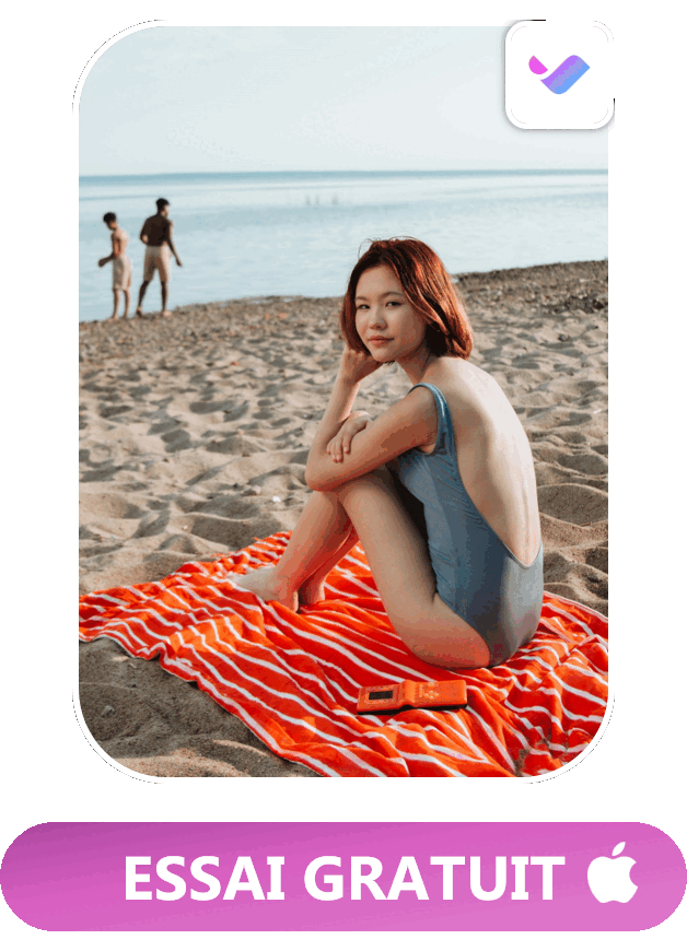 Vivid Glam Interface - Application pour effacer des objets et personnes sur une photo sur iOS