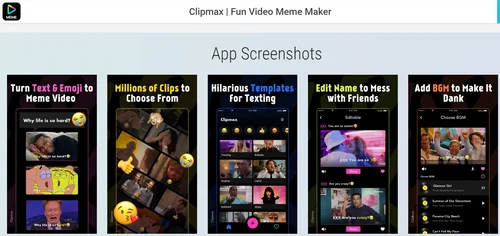 Clipmax app Interface