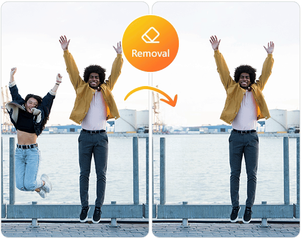 Remove a Person From a Photo Online with MyEdit