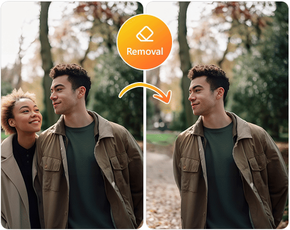 Remove a Person From a Photo Online with MyEdit