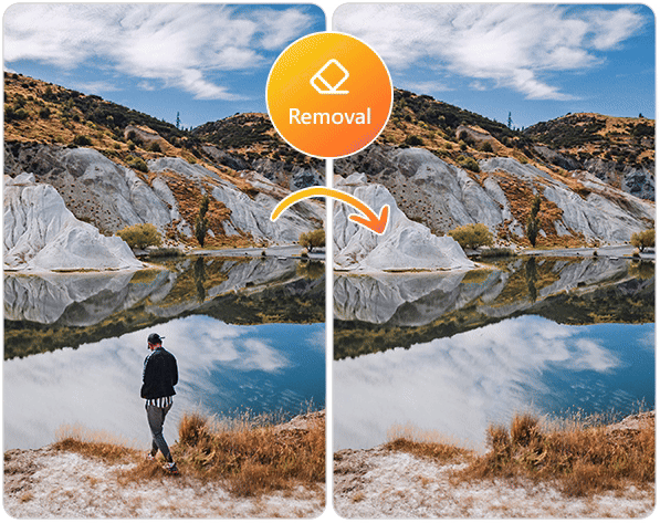 Remove a Person From a Photo Online with MyEdit
