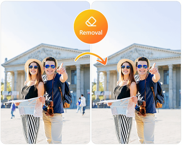 Remove a Person From a Photo Online with MyEdit